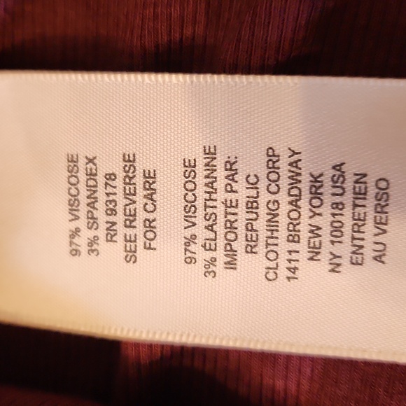 philosophy, NWOT, Women's Top, Size Large, Burgundy - Picture 7 of 9